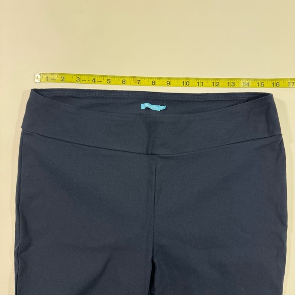 J McLaughlin Masie Pants Flat Front Winter Navy Blue - Picture 10 of 10